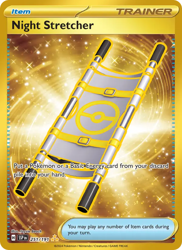 Night Stretcher, Pokémon card