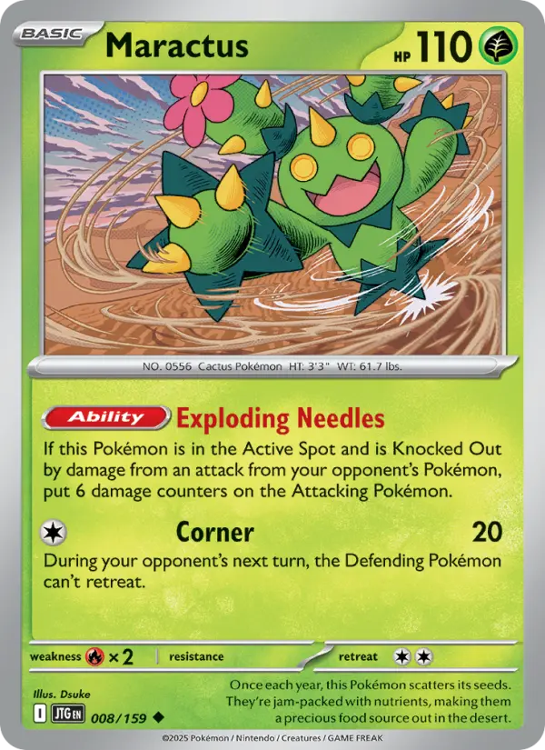 Maractus, Pokémon card