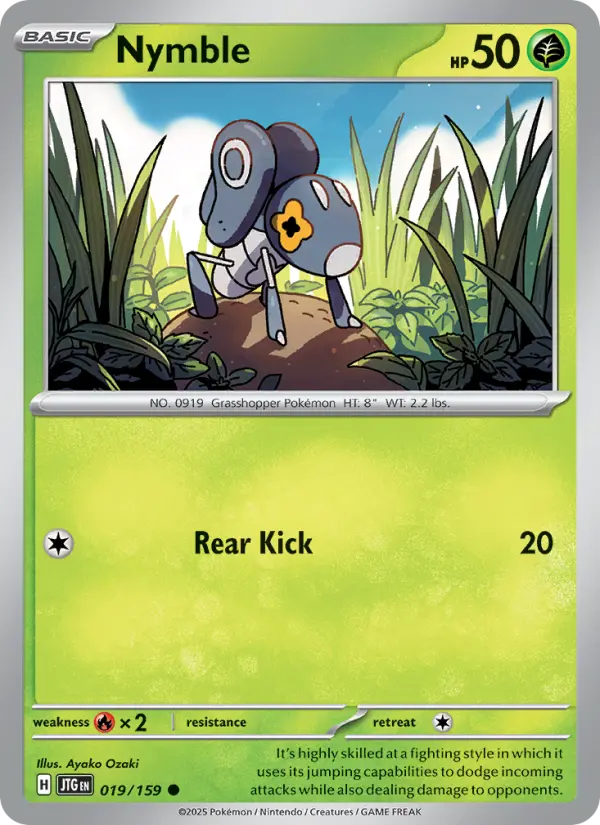 Nymble, Pokémon card