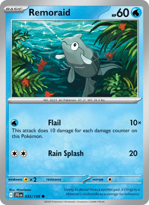 Remoraid, Pokémon card