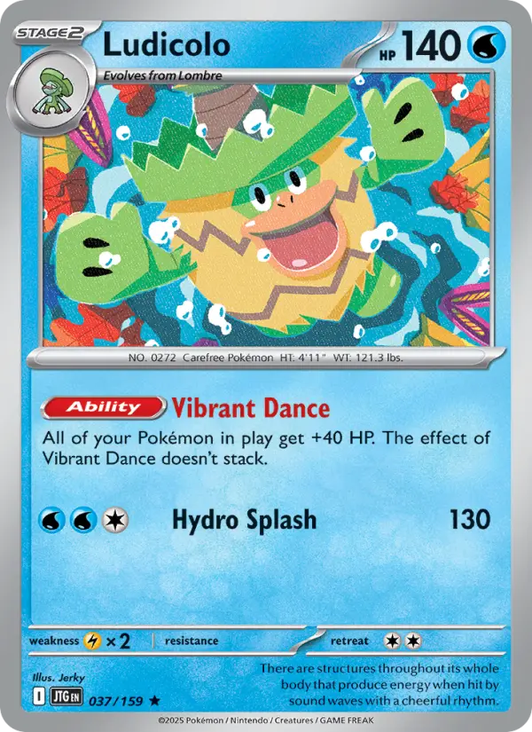 Ludicolo, Pokémon card