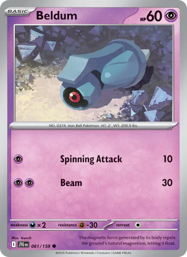 Beldum, Pokémon card