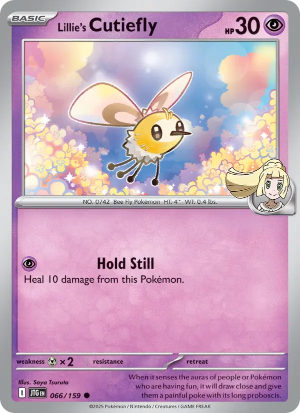 Lillie's Cutiefly, Pokémon card