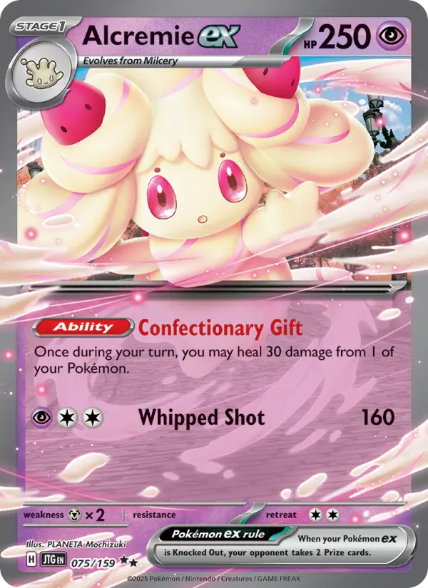 Alcremie ex, Pokémon card