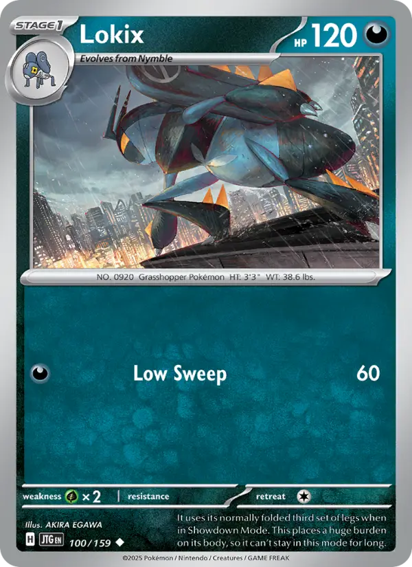 Lokix, Pokémon card
