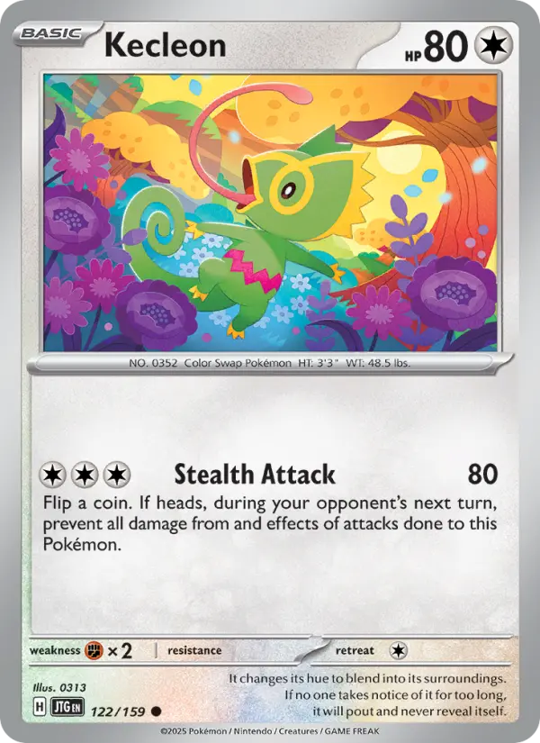 Kecleon, Pokémon card
