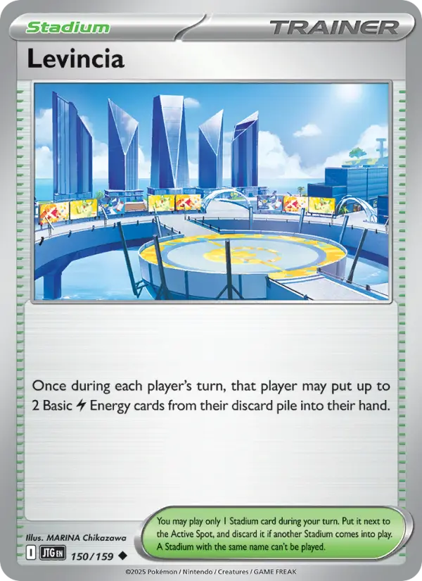 Levincia, Pokémon card