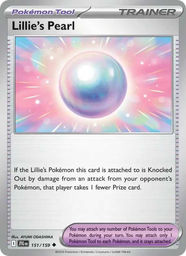Lillie's Pearl, Pokémon card