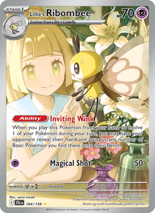 Ribombee, Pokémon card