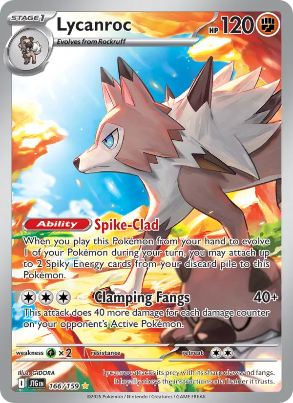 Lycanroc, Pokémon card