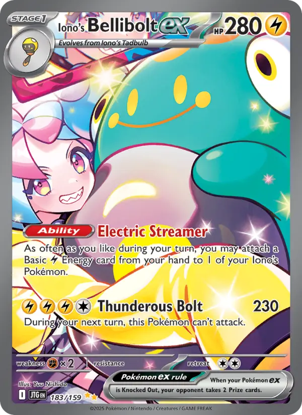 Iono's Bellibolt ex, Pokémon card