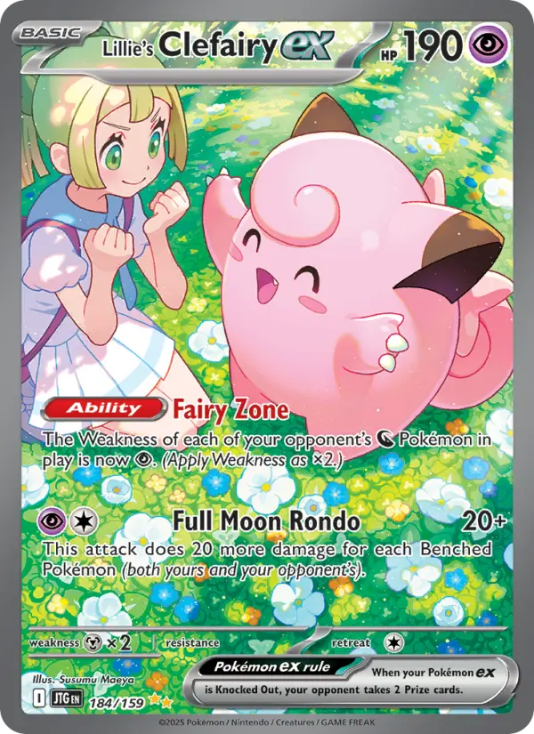 Lillie's Clefairy ex, Pokémon card