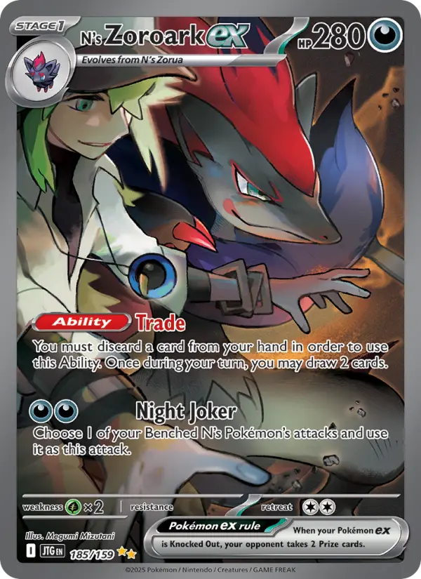 N's Zoroark ex, Pokémon card