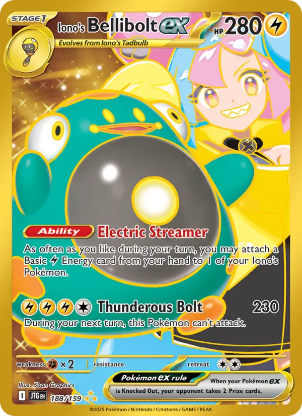 Iono's Bellibolt ex, Pokémon card