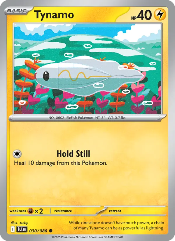 Tynamo, Pokémon card