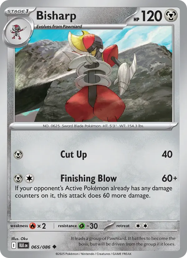 Bisharp, Pokémon card