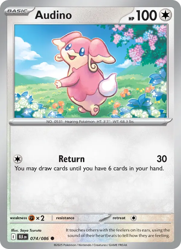 Audino, Pokémon card