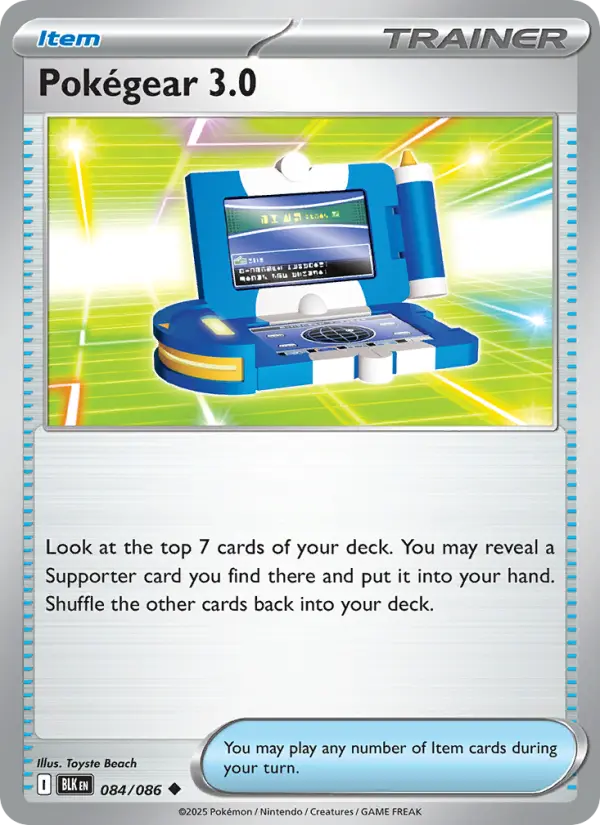 Pokégear 3.0, Pokémon card