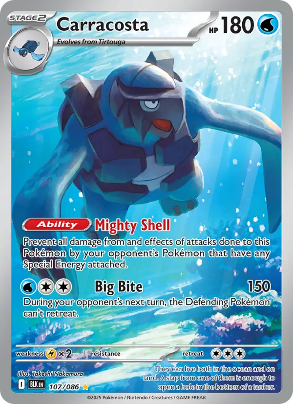 Carracosta, Pokémon card