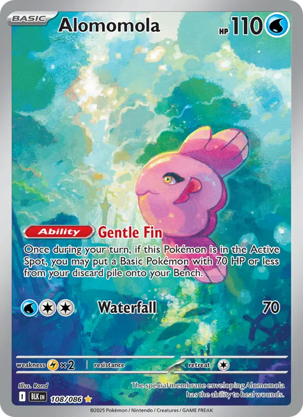 Alomomola, Pokémon card