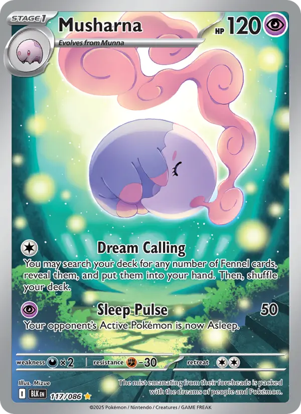 Musharna, Pokémon card
