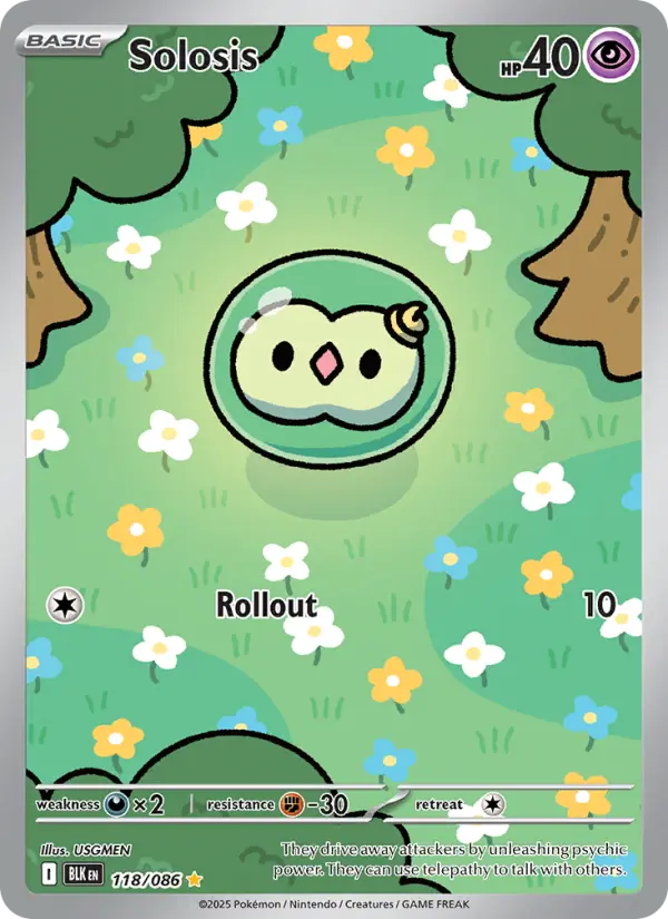 Solosis, Pokémon card