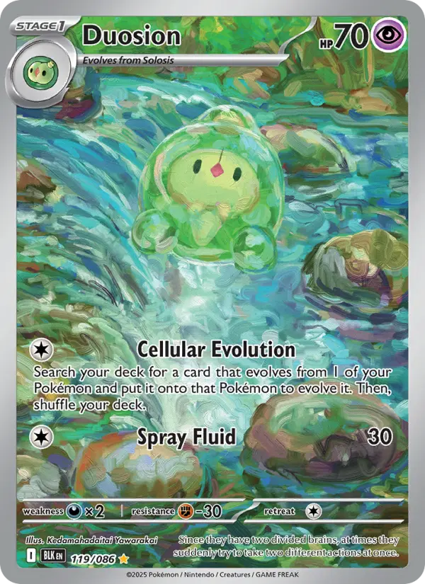 Duosion, Pokémon card