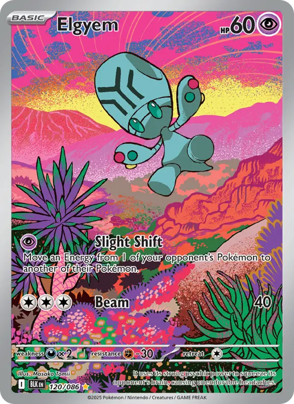 Elgyem, Pokémon card