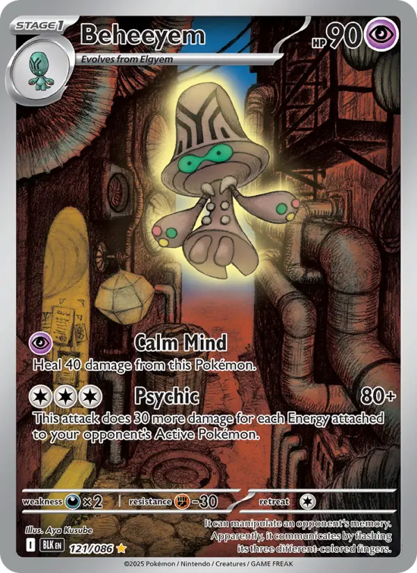 Beheeyem, Pokémon card