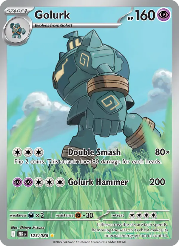 Golurk, Pokémon card