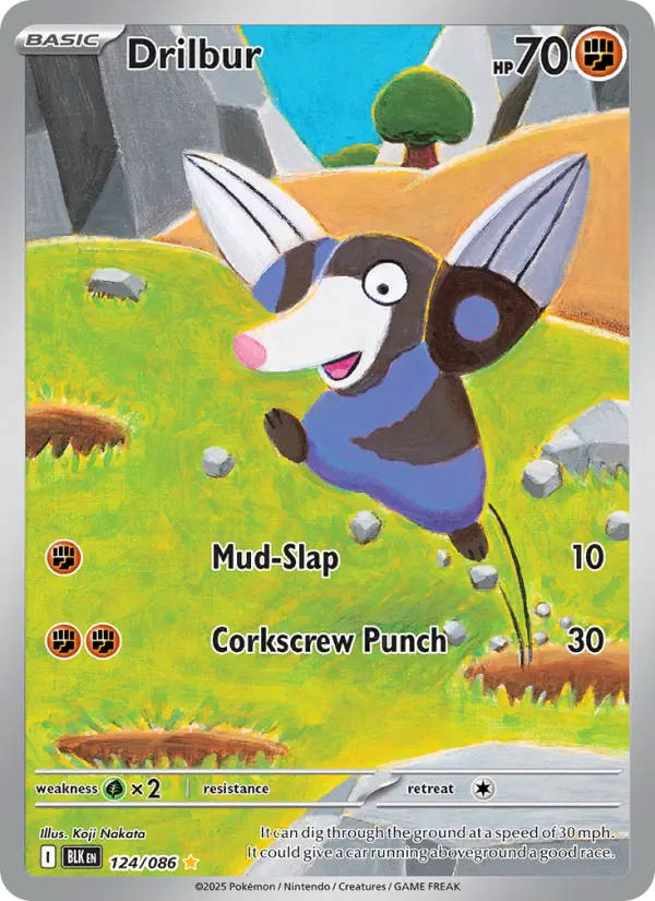 Drilbur, Pokémon card