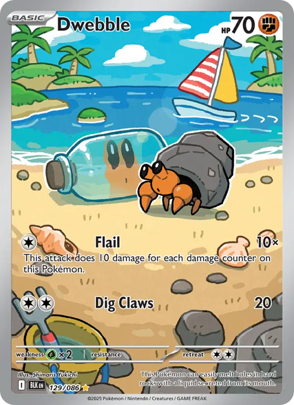 Dwebble, Pokémon card