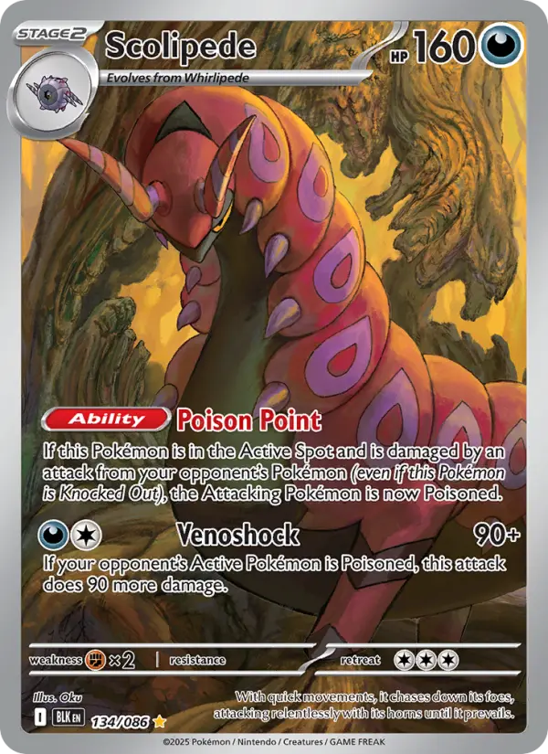 Scolipede, Pokémon card