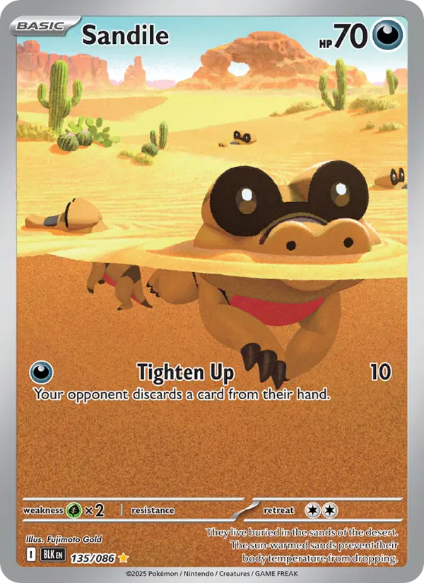 Sandile, Pokémon card