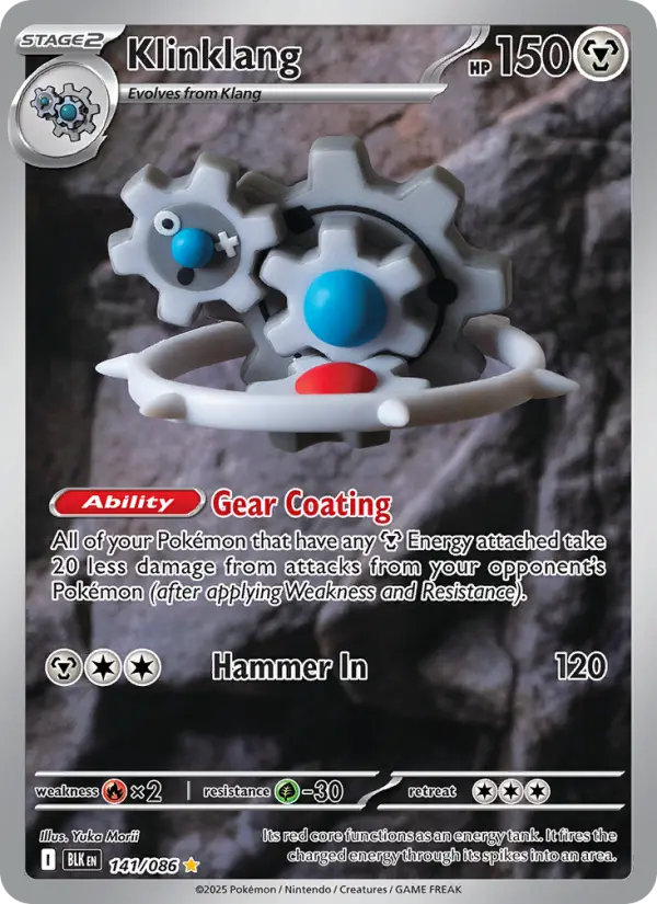 Klinklang, Pokémon card