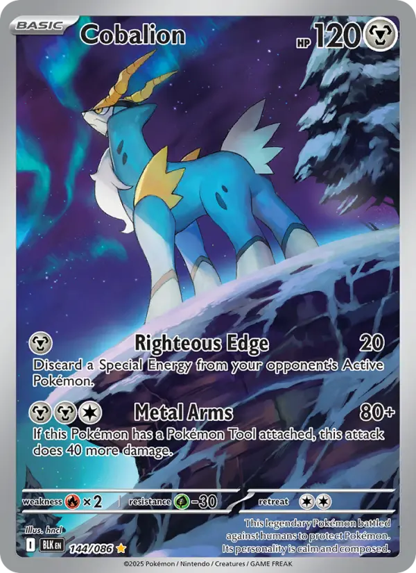Cobalion, Pokémon card