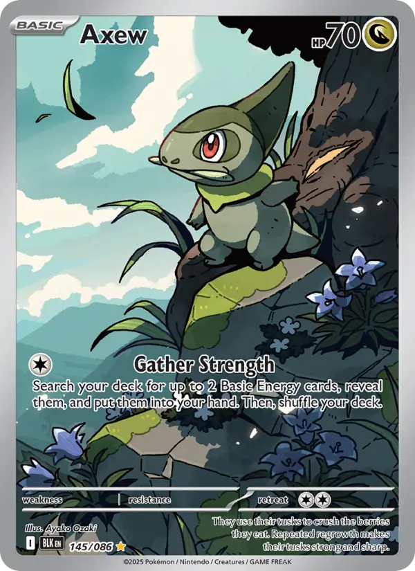 Axew, Pokémon card