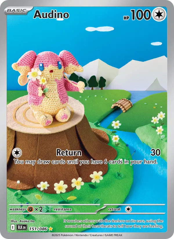 Audino, Pokémon card