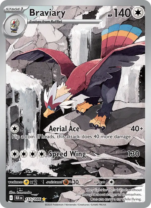 Braviary, Pokémon card
