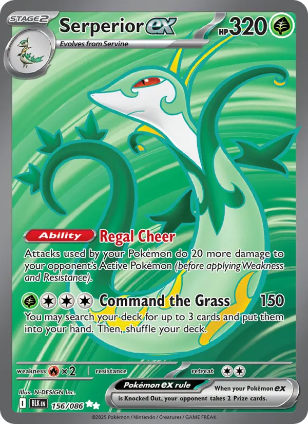 Serperior ex, Pokémon card