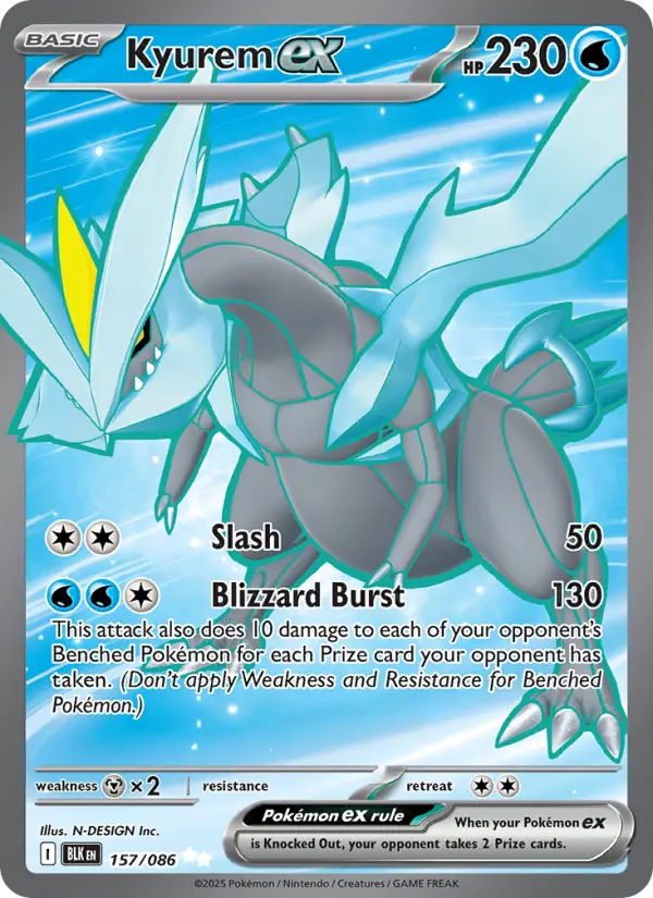 Kyurem ex, Pokémon card