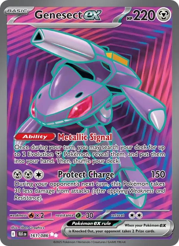 Genesect ex, Pokémon card