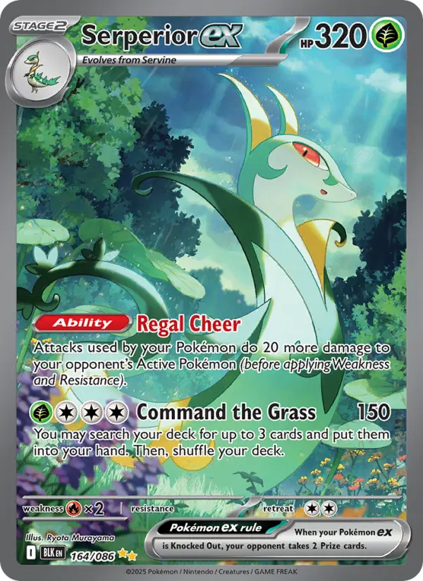Serperior ex, Pokémon card