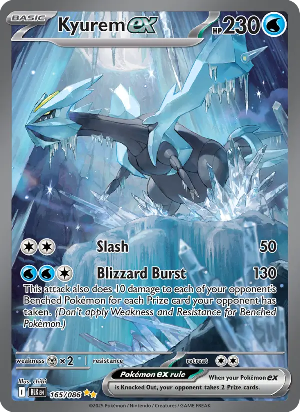 Kyurem ex, Pokémon card