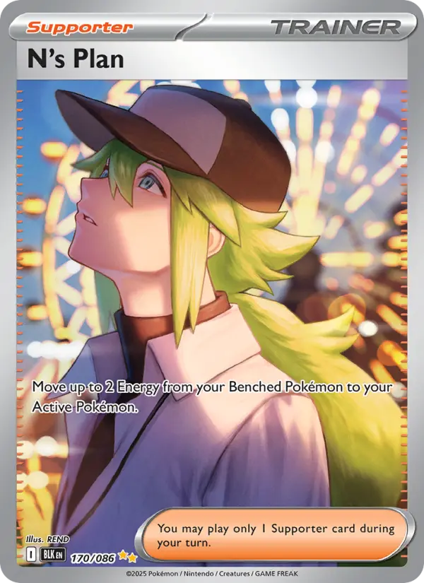 N's Plan, Pokémon card