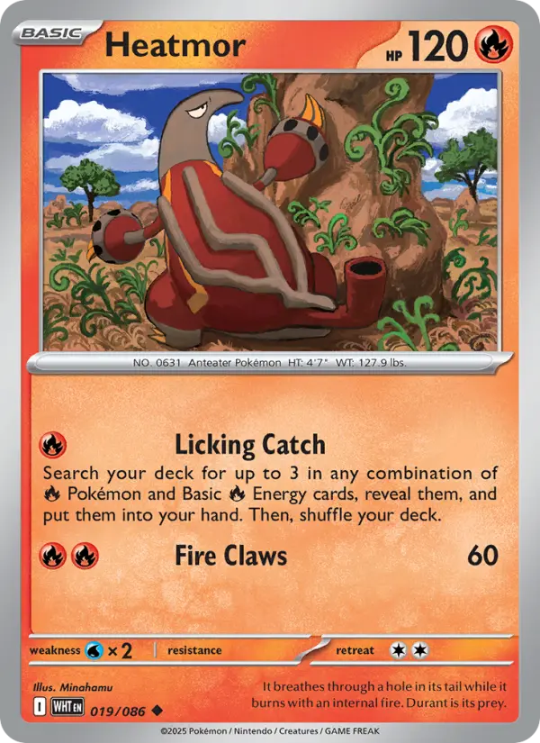 Heatmor, Pokémon card