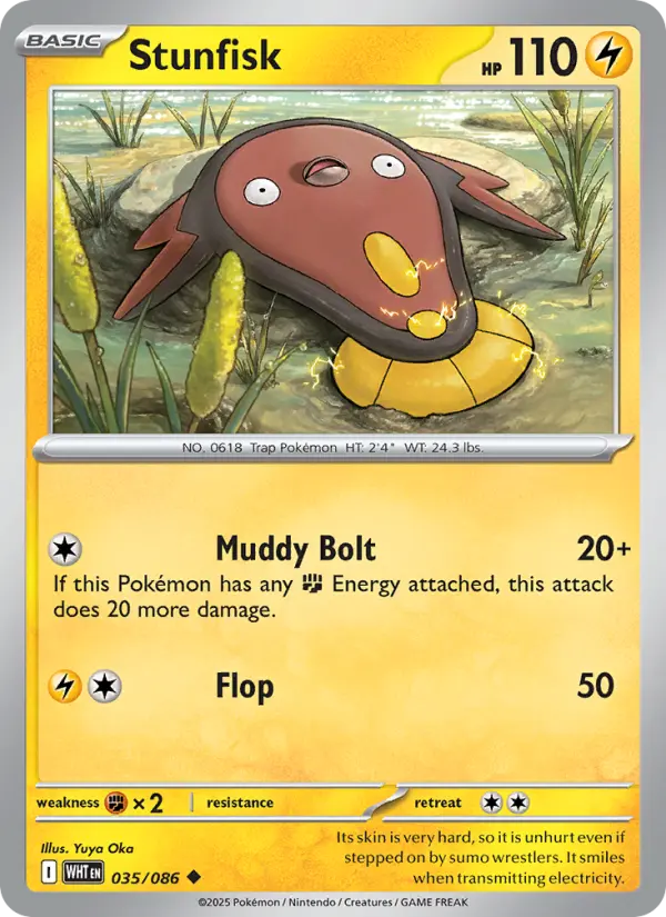 Stunfisk, Pokémon card