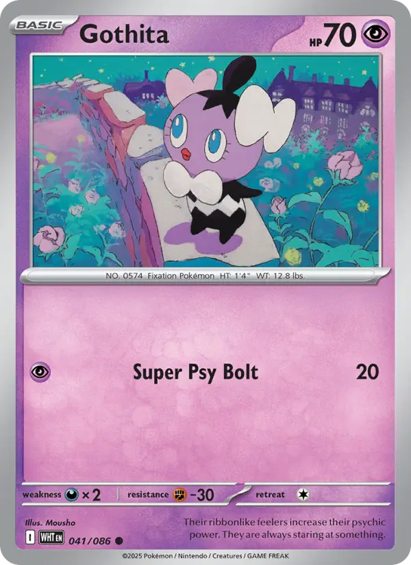 Gothita, Pokémon card