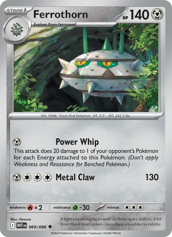 Ferrothorn, Pokémon card