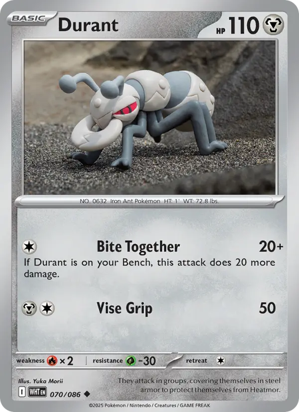 Durant, Pokémon card
